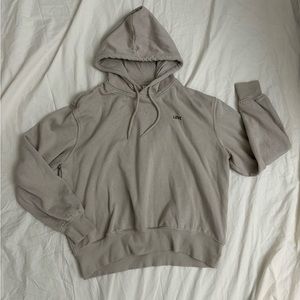 h&m beige “love” hoodie
